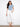 White cropped jeans featuring a wide leg design, crafted from stretch twill fabric for comfort and style by Charlie B.