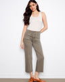These pants feature a wide leg design, offering a chic and modern look for any occasion. Crafted with comfort in mind by Charlie B.