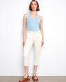 Chic slim fit pants with a cuffed hem, perfect for casual outings. Crafted in stretch twill fabric for comfort and style by Charlie B.