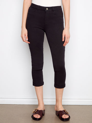 Showcasing a chic cuffed hem, these pants add a touch of style to any casual outfit by Charlie B.