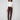 Mocha slim-leg twill jeans with cuffed hems, regular rise, and five-pocket design by Charlie B.