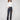 Navy ponte pants featuring a straight leg design and rolled cuffs, ideal for a chic look by Charlie B.