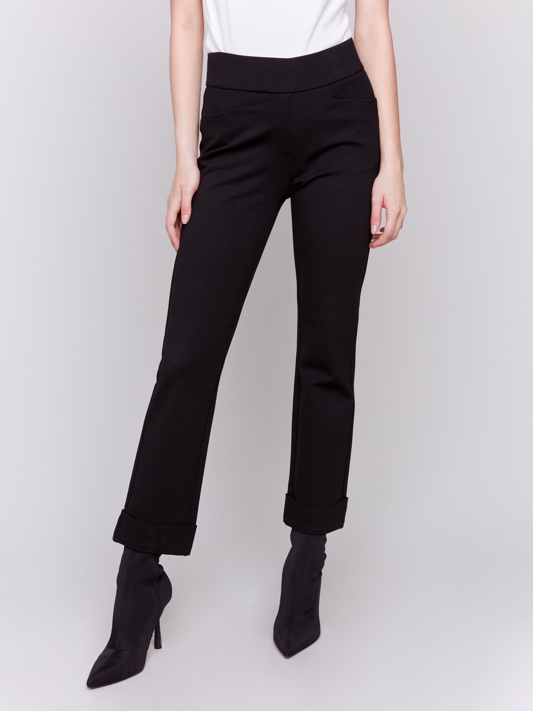 Charlie B Pant C5661-633B-001 Black