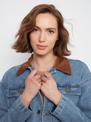 Designed with a relaxed fit, this denim jacket provides effortless style and comfort. By Charlie B.