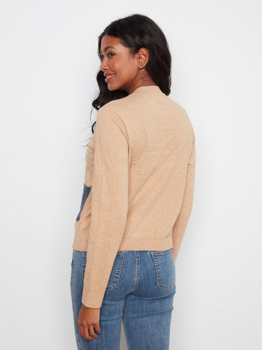 Cozy cardigan crafted from 100% cotton, ensuring comfort and style. Ideal for layering in all seasons by Charlie B.