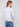 Heather grey sweater combines comfort of a crew neck with beautiful floral embroidery accents by Charlie B.