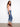 Five-pocket cropped jeans in medium blue, offering a regular rise and elegant embroidered details by Charlie B.
