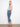 Regular rise cropped jeans in medium blue with charming embroidered details on the cuffs by Charlie B.
