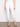 Cropped white jeans with a regular rise and five-pocket design by Charlie B.