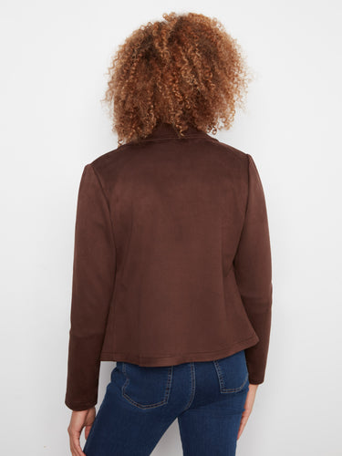 Crafted with attention to detail, the notched lapel collar enhances the sophisticated look of this jacket. By Charlie B.