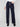 Elegant long-length jeans in deep blue with a fashionable button fly design by Charlie B.