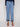 Cropped length medium blue jeans crafted from stretch denim material for comfort by Charlie B.