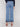 Five-pocket style medium blue jeans designed with regular rise for everyday wear by Charlie B.