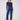 Indigo jeans with a cropped length and stylish flare fit, perfect for a modern look by Charlie B.