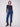 Indigo jeans with a cropped length and stylish flare fit, perfect for a modern look by Charlie B.