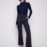 Deep blue jeans featuring a stylish flare fit and crafted from stretch denim for comfort by Charlie B.
