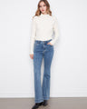 These jeans feature a stylish flare fit, perfect for any casual outing. By Charlie B.