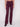 Stylish berry pants feature side pockets and a regular rise, designed in soft stretch twill fabric by Charlie B.