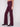 Chic berry flare leg pants crafted from premium stretch twill fabric, offering a flattering fit by Charlie B.