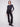 Black ponte pull-on pants featuring a stylish flare design and decorative buttons, perfect for any occasion by Charlie B.