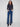 Five-pocket design on these indigo flared jeans adds both style and functionality to your wardrobe by Charlie B.