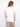 White embroidered cotton tee, designed with a comfortable crew neck by Charlie B.
