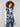 Elegant blue floral vest showcasing a chic spread collar, ideal for adding flair to any outfit by Charlie B.
