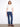 Cotton knit top in white with unique floral embroidery on raglan short sleeves, adding a touch of elegance by Charlie B.