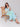 Maxi lagoon dress with a plunging neckline and foil stripes by Charlie B.