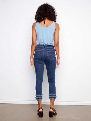 Designed with a practical 5 pockets style, these jeans are both functional and fashionable by Charlie B.