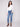 Denim pants in medium blue with a slim fit, highlighted by a five-pocket design for practical style by Charlie B.