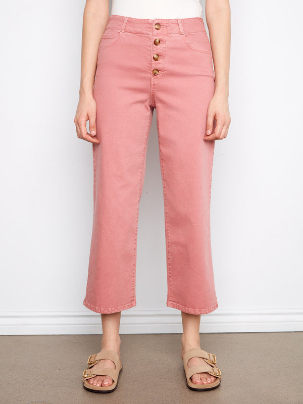 These cropped length pants are versatile and trendy, ideal for showcasing your favorite footwear with ease and elegance. By Charlie B.