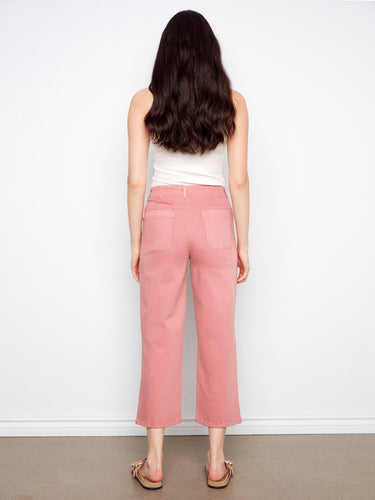 Designed with five pockets, these pants provide both style and practicality, making them perfect for everyday wear. By Charlie B.