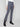 These grey jeans offer a front tulip hem and five-pocket style, crafted from stretch denim by Charlie B.