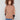 Brown funnel sweater with color-block animal print sleeves, offering a chic and modern look by Charlie B.