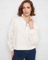 Soft fleece fabric enhances the cozy feel of this sweater, perfect for chilly days by Charlie B.