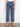 Stylish cropped length jeans in medium blue with charming heart cutouts at the hem by Charlie B.