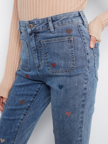 Crafted from stretch denim, these jeans offer flexibility and comfort without compromising on style. Made by Charlie B.