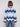 Chevron patterned sweater in shades of blue with a comfortable crew neckline design by Charlie B.