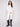 Cozy off-white jacquard sweater with long sleeves and refined ribbed cuffs for a polished look by Charlie B.
