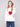 White plush knit sweater with a crew neck and Queen of Hearts design, featuring bold red graphics by Charlie B.