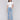Stretch denim jeans with a blanket stitch hem detail by Charlie B.