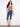 Blue capri jeans featuring stretch denim and a regular rise, perfect for casual outings by Charlie B.