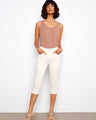Chic slim fit pants in stretch twill fabric offering a comfortable yet stylish look. Perfect for casual outings by Charlie B.