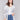 Knit fabric cardigan with a striped pattern in denim hues by Charlie B.