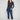 Denim jogger pants featuring a slim leg and rolled cuffs, perfect for a casual day out by Charlie B.