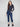 Denim jogger pants featuring a slim leg and rolled cuffs, perfect for a casual day out by Charlie B.