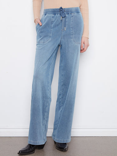 Enjoy the full length of these denim pants, perfect for pairing with boots or sneakers. By Charlie B.