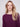 Sophisticated berry knit sweater with a flattering round hem and boat neck by Charlie B.