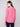 Chic heather rose sweater showcasing intricate back lace-up eyelet details for added elegance by Charlie B.